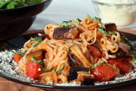 Notta Pasta with Eggplant Sauce Recipe