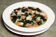 Kale and Sausage Soup with Noodles Recipe