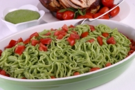 Notta Pasta with Spinach Pesto Recipe